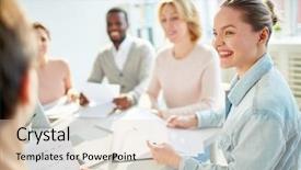  Presentation with t shirt on hanger design - Slides having superior - profile view of cheerful young background and a lemonade colored foreground