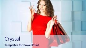  Presentation with friday - Audience pleasing slide set consisting of supermarket black friday cyber monday backdrop and a sky blue colored foreground