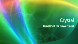  Presentation with deep web technology fractal - PPT layouts with supernova - hi-res fractal flares background and a ocean colored foreground