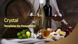  Presentation with wine barrel - Amazing presentation theme having supper consisting of camembert and brie cheese honey wine and grapes on napkin and wine barrel on curtain background backdrop and a tawny brown colored foreground
