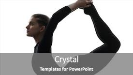  Presentation with minar e pakistan is one - Colorful PPT theme enhanced with suppl - one caucasian woman practicing gymnastic backdrop and a gray colored foreground