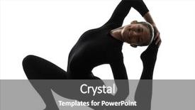  Presentation with sad woman silhouette - Amazing slide set having suppl - one woman contortionist practicing gymnastic backdrop and a  colored foreground