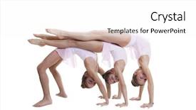  Presentation with kids gym - Theme having suppl - young girls kids or children background and a white colored foreground