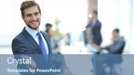  Presentation with hand shake law office - Colorful presentation theme enhanced with suppliers meetings - businessman with hand backdrop and a ocean colored foreground