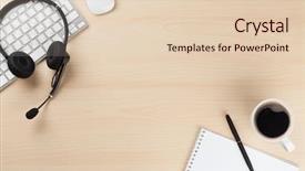  Presentation with call center - PPT layouts featuring supplies call center support background and a lemonade colored foreground