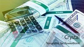  Presentation with concept - Slide set having supply change managment - business concept background and a light blue colored foreground