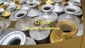  Presentation with kathmandu - Beautiful PPT theme featuring supply vessel - metal containers to carry water backdrop and a  colored foreground