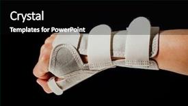  Presentation with carpal tunnel syndrome - Amazing theme having support for carpal tunnel syndrome backdrop and a black colored foreground