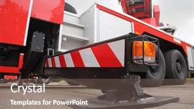  Presentation with fire red - Presentation theme having support of big red fire background and a violet colored foreground