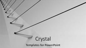  Presentation with pedestrian bridge - Cool new presentation theme with support portion of pedestrian bridge backdrop and a light gray colored foreground