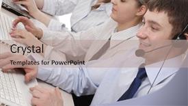  Presentation with customer service - Audience pleasing PPT theme consisting of dry calamari - soft seafood snack with herbs backdrop and a coral colored foreground