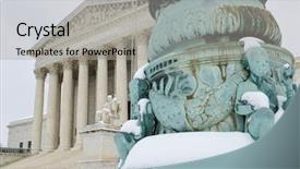  Presentation with united states supreme court - Amazing PPT layouts having supreme court of the united backdrop and a light gray colored foreground
