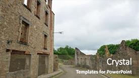  Presentation with war - Slides having sur glane in the french background and a tawny brown colored foreground