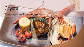  Presentation with canadian culture canada china national - Cool new presentation theme with surf and turf grilled canadian backdrop and a coral colored foreground