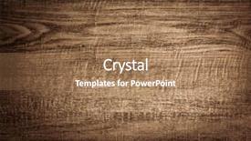  Presentation with brown wood texture - Cool new slide set with surface brown wooden grunge plank backdrop and a coral colored foreground