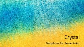  Presentation with pastel color - Slide set consisting of surface for your design gradient background and a yellow colored foreground