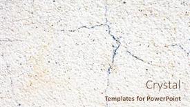  Presentation with wall paint - Slide set consisting of surface-of-a-wall background and a sky blue colored foreground