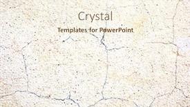  Presentation with wall paint - PPT theme with surface-of-a-wall background and a cream colored foreground