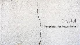  Presentation with wall paint - Slide deck having surface-of-a-wall background and a white colored foreground