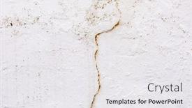  Presentation with wall paint - PPT theme enhanced with surface-of-a-wall background and a white colored foreground