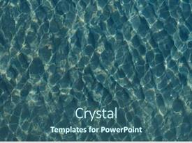 Surface Of Clean Sea Water PPT template 53 | CrystalGraphics