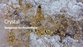  Presentation with cold water - PPT layouts having surface of flowing cold river background and a coral colored foreground