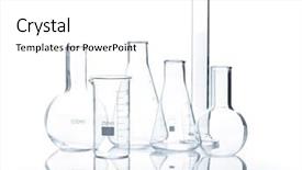  Presentation with flasks - Presentation theme enhanced with surface of the table background and a white colored foreground