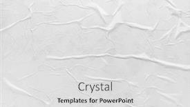  Presentation with paper - Cool new presentation theme with surface-of-wet-crumpled-glued backdrop and a light gray colored foreground
