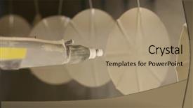  Presentation with powder - Slide set enhanced with surface treatment - details of new powder coating background and a coral colored foreground