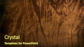 Presentation with old wood - PPT theme enhanced with surface with beautiful figured grain background and a tawny brown colored foreground
