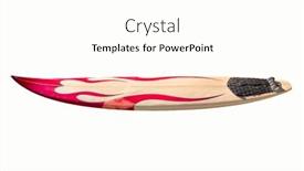  Presentation with octopus on isolated white - PPT theme consisting of surfboard-isolated-on-white-background background and a pink colored foreground