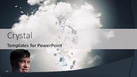  Presentation with internet surfing - PPT theme having surfing the internet before sleep background and a white colored foreground