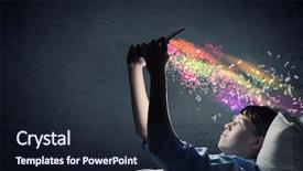  Presentation with internet surfing - Amazing slide deck having surfing the internet before sleep backdrop and a  colored foreground