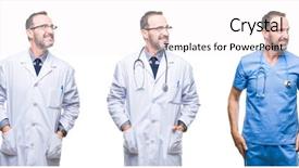  Presentation with man in nature - PPT layouts featuring surgeons - collage of handsome senior hoary background and a white colored foreground