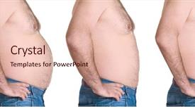  Presentation with weight loss - Amazing theme having surgery - overweight man backdrop and a lemonade colored foreground