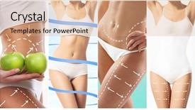  Presentation with health diet - Amazing presentation having surgery abdomen - health sport fitness nutrition weight backdrop and a coral colored foreground