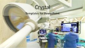  Presentation with laparoscopic surgery - Colorful slide deck enhanced with surgery laparoscopic heart backdrop and a soft green colored foreground