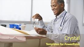  Presentation with surgery - Amazing presentation having surgery using mobile phone backdrop and a violet colored foreground