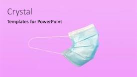  Presentation with surgical - Beautiful theme featuring surgical-covid-19-mask backdrop and a lavender colored foreground