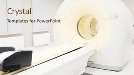  Presentation with surgical instruments - Amazing PPT layouts having surgical instruments - tomograph in the interior backdrop and a lemonade colored foreground