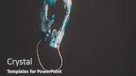  Presentation with surgical - PPT theme enhanced with surgical-mask-burned-on-gray background and a dark gray colored foreground