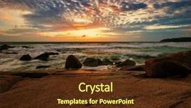  Presentation with tropical beach sunset - Slide deck featuring surin beach phuket island kingdom background and a  colored foreground