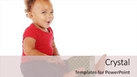  Presentation with baby - Amazing presentation theme having healthy hungry chihuahua dog with measuring tape and a healthy vegan food bowl carrot in mouth isolated on white background backdrop and a soft green colored foreground