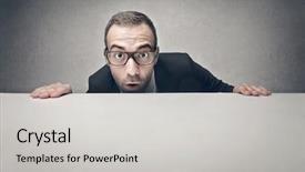  Presentation with blank - Amazing presentation theme having cable tie or tie-wrap backdrop and a cream colored foreground