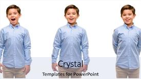  Presentation with wow - Theme with surprised cheering expressing wow background and a light blue colored foreground