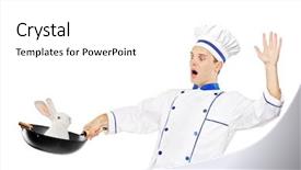  Presentation with rabbit - Slides having reichstag dome in berlin germany background and a dark gray colored foreground.