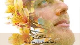  Presentation with surreal - Amazing theme having surreal-creative-double-exposure-portrait backdrop and a yellow colored foreground