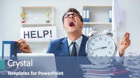  Presentation with silver fern black white flag - Amazing presentation design having surrender - businessman throwing white flag backdrop and a ocean colored foreground