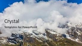  Presentation with spring - PPT theme with surround - surroundings of the famous road background and a light gray colored foreground