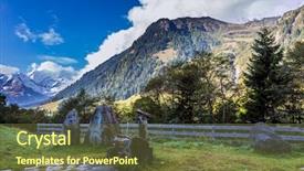  Presentation with automotive - Colorful slide set enhanced with surround - surroundings of the famous road backdrop and a tawny brown colored foreground